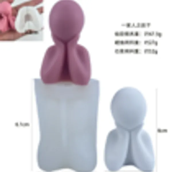 Molde manos en quijada