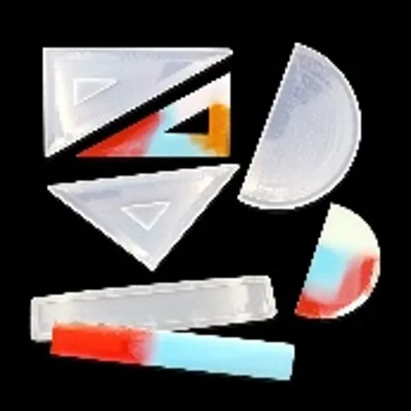 Molde de silicon juego geometrico