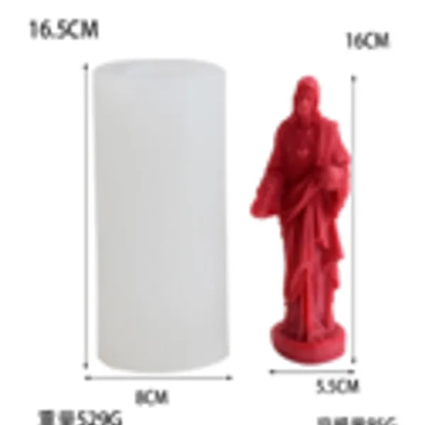 Molde de vela Jesus B