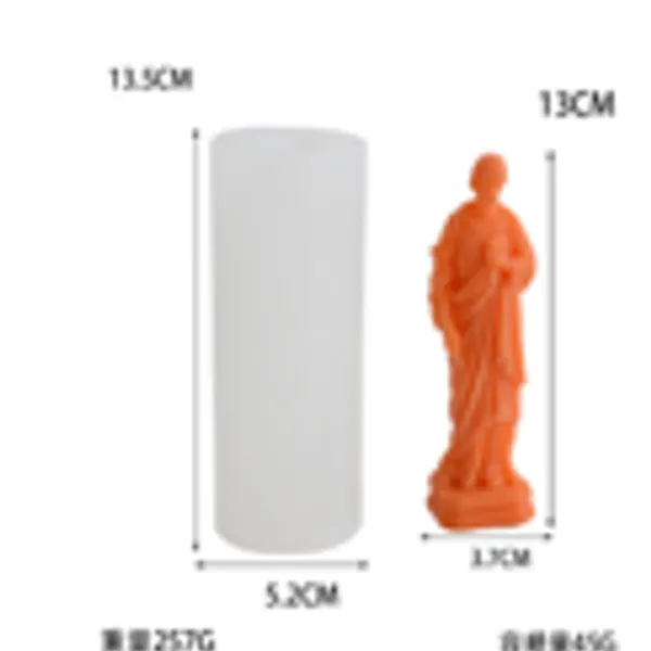 Molde de vela Jesus A