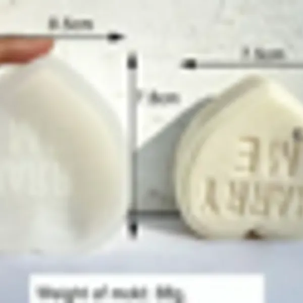 Molde vela corazon MARRY ME