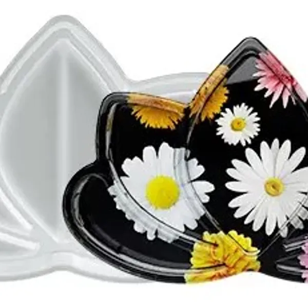 Molde de resina hoja 5 puntas