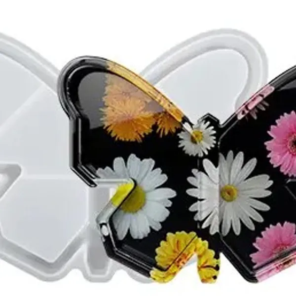 Molde de resina mariposa