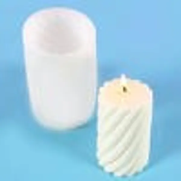 Cilindro delgado lineas inclinadas largo