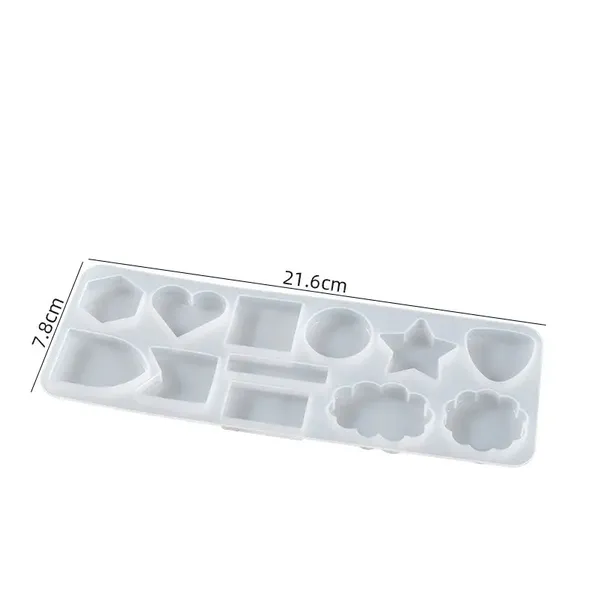 Molde de resina llaveros 12 formas