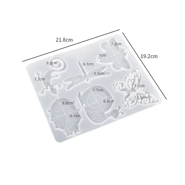 Molde de silicona dinosaurios