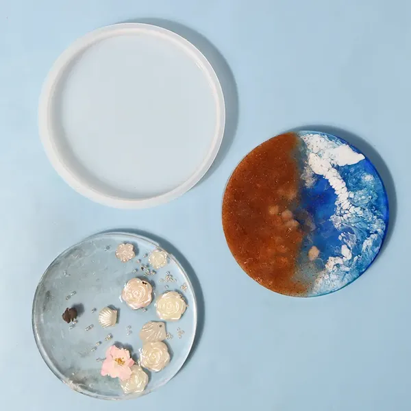 Moldes de silicona posavasos redondo