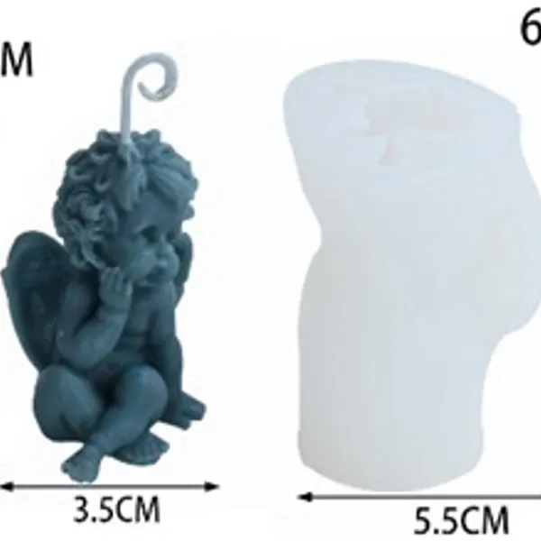 Molde vela angelito 760