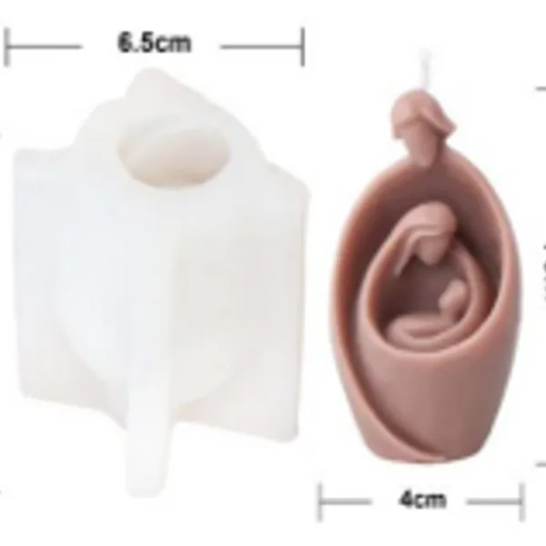 Molde vela Sagrada Familia miñiatura