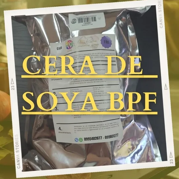 Cera de Soya 250 gramos