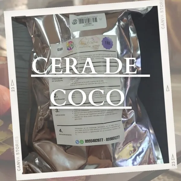 Cera de coco 1 kilo