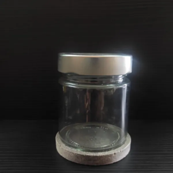 Frasco tapa plateada 200 ml