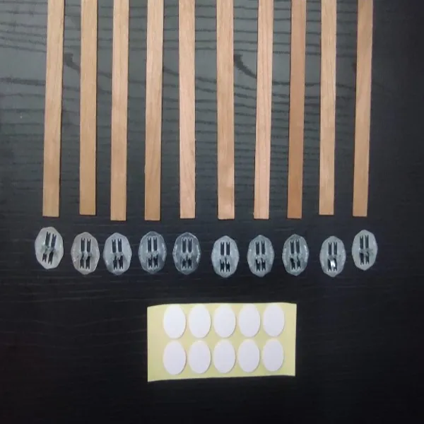 Kit 10 Pabilo madera, portapabilo y adhesivo