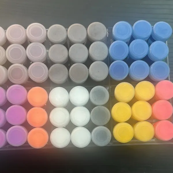 Pigmento tubo colores neon