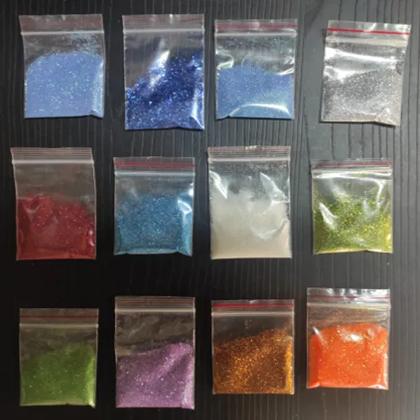 3 Fundas de escarcha 5 ml. Colores varios