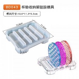 Molde almacenamiento de posavasos