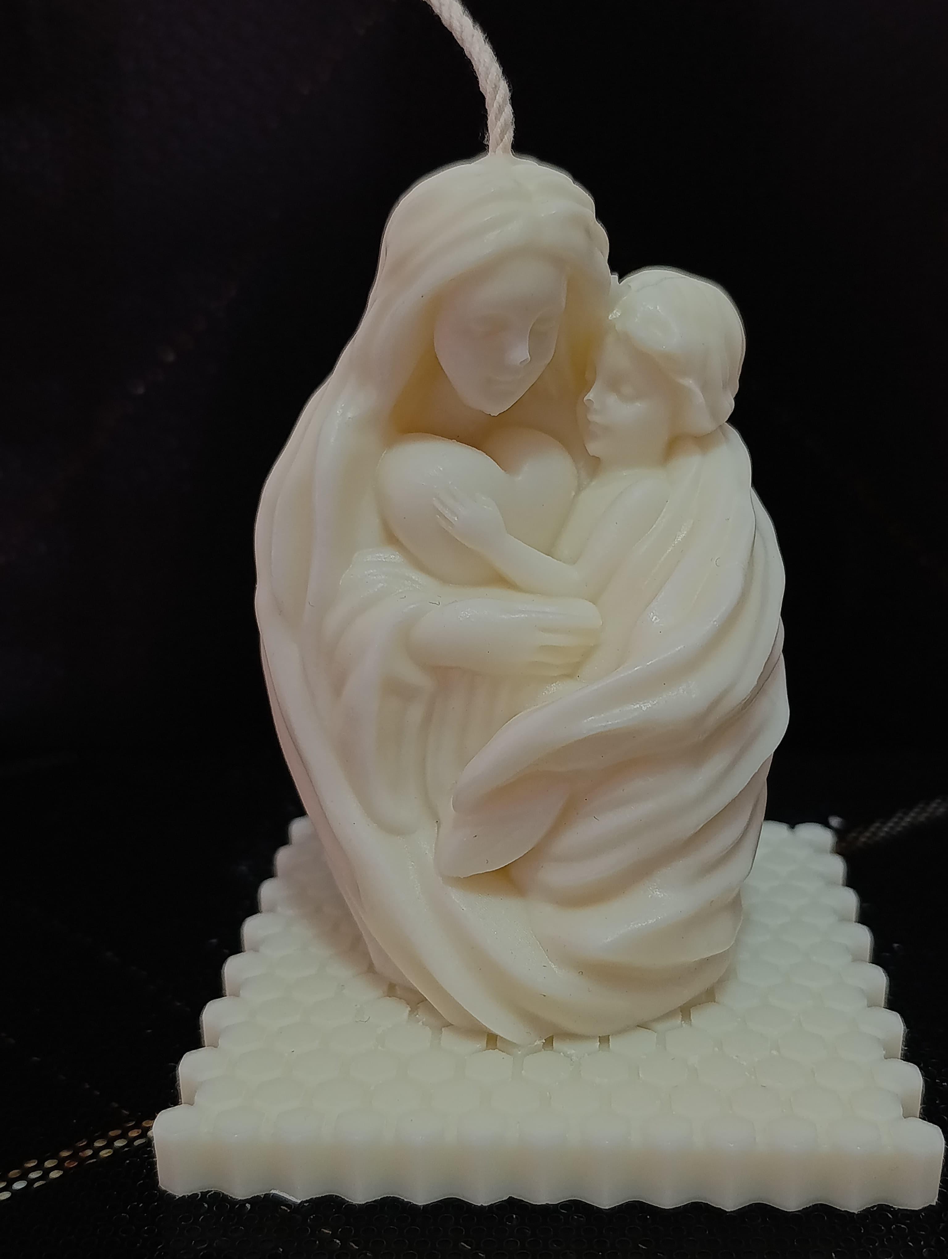 VELA VIRGEN Y NIÑO JESUS 3