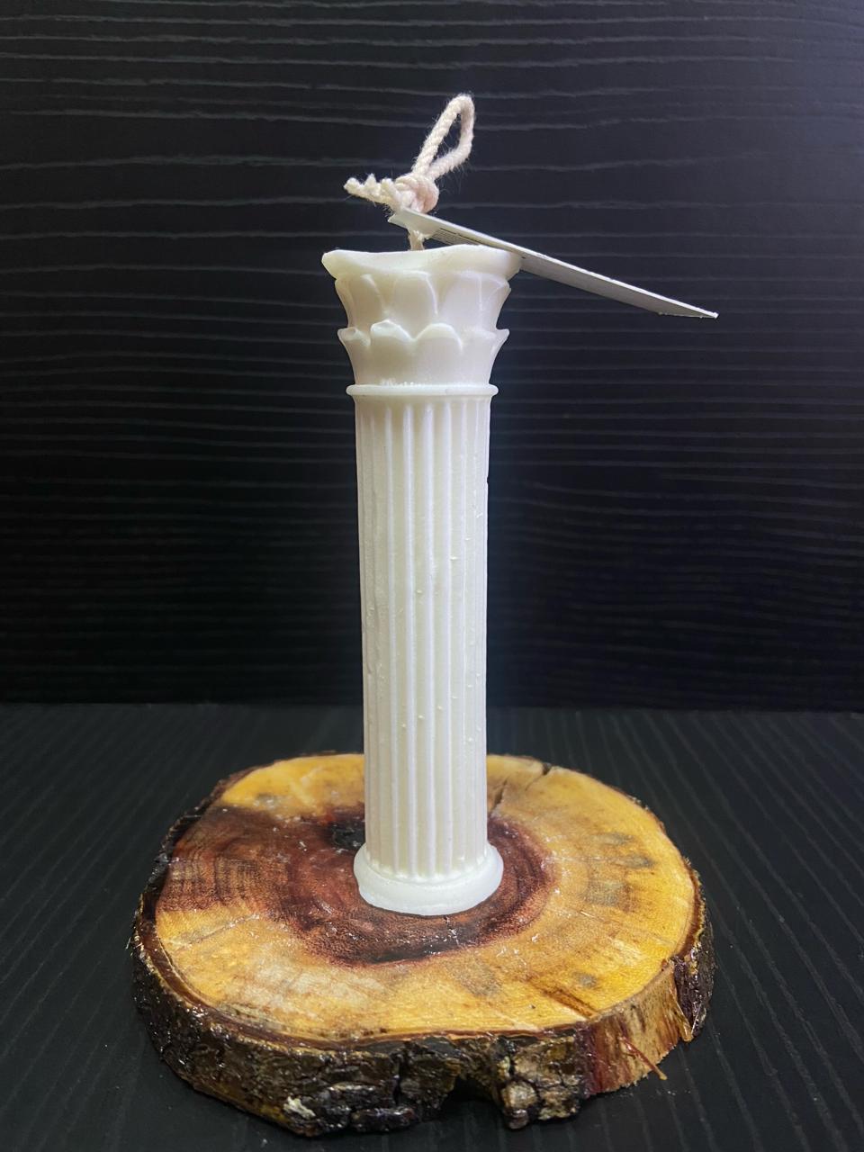 VELA EN FORMA DE COLUMNA ROMANA DELGADA 70