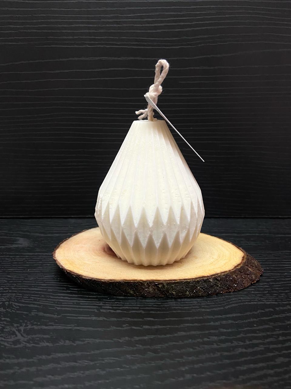 VELA FORMA GOTA DE CRISTAL ROMBOS 94