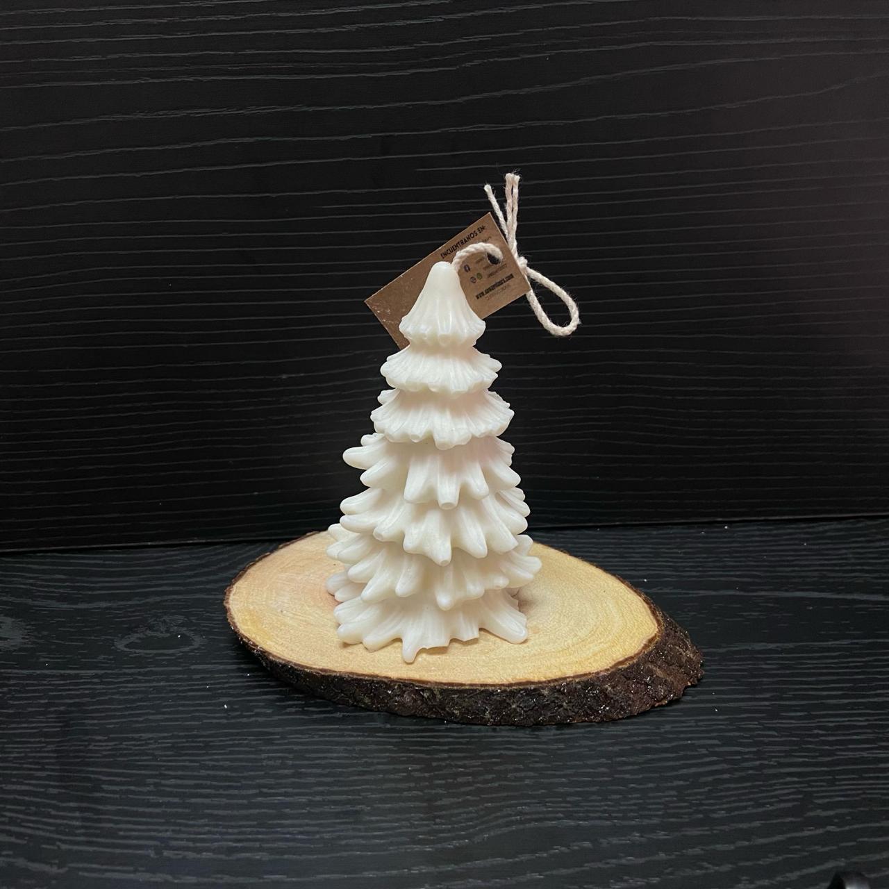 VELAS ARBOL PINO PUNTAS UNIDAS MEDIANO 148