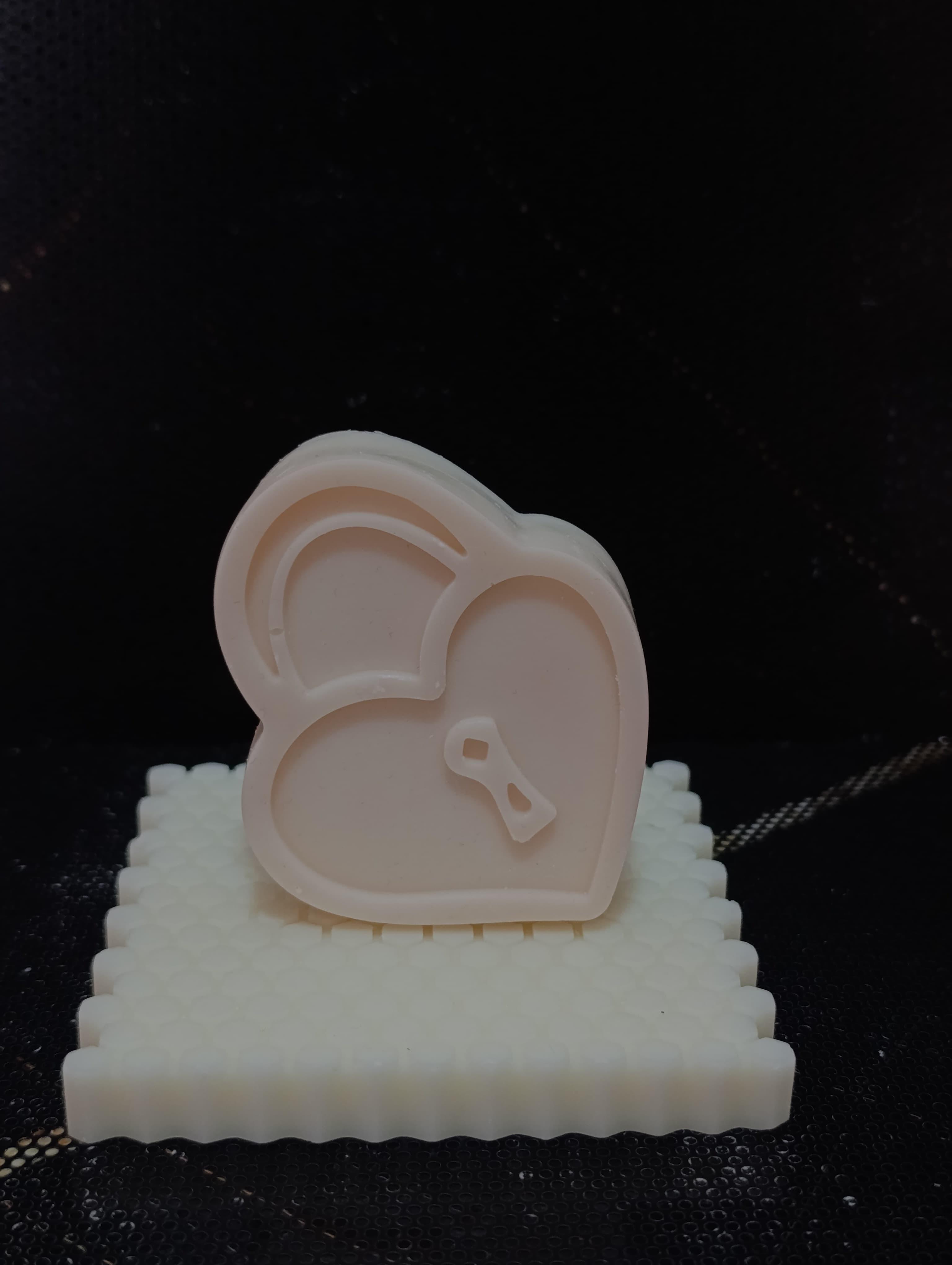 VELA CORAZON CANDADO 1,90