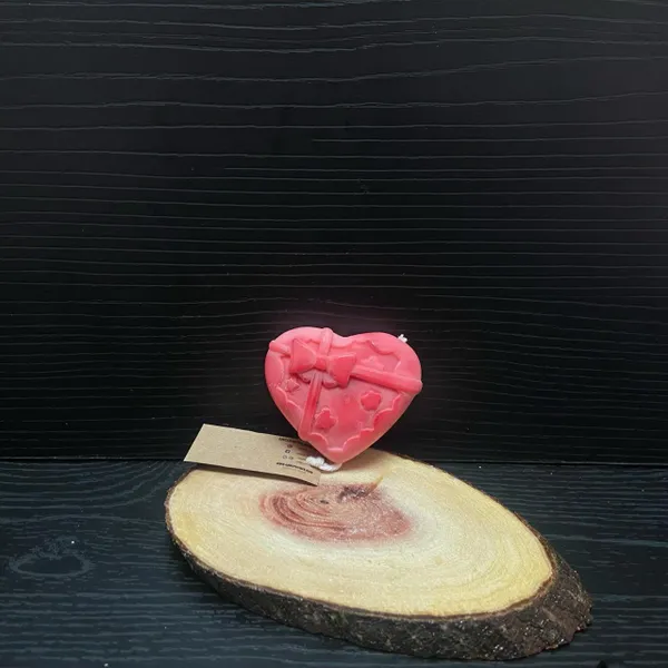 VELA CORAZON CON LAZO 1,60