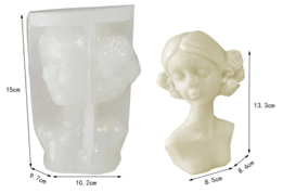 ROSTRO MUJER FLORES GRANDE