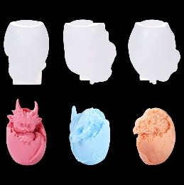 Molde huevo de dragón colgante animal Decoración