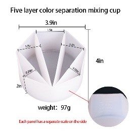 Molde mezclador de resina