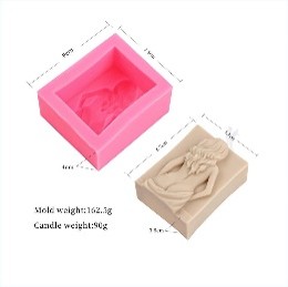 Molde sirena espalda