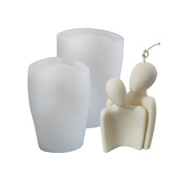 Molde vela pareja 2 moldes