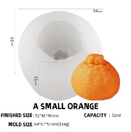 Molde vela limon pequeño