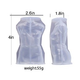 Molde vela dorso de mujer