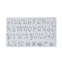 Molde abecedario letras goticas