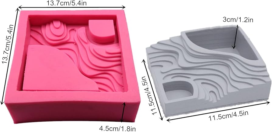 MOLDE MACETA RELIEVE