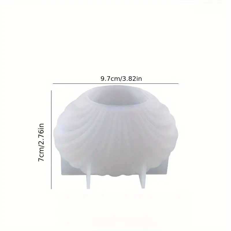 MOLDE CONCHA SUAVE VELAS