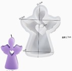 Molde velas de ángel grande