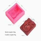 Molde de velas de sirena