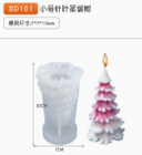 Molde de árbol de Navidad DIY 3