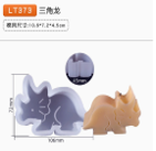 Molde de dinosaurio 2