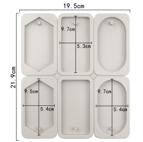Molde de colgante aromatico con cera 1