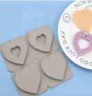 Molde de colgante aromatico con cera 2