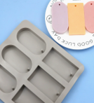 Molde de colgante aromatico con cera 4