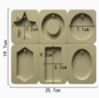 Molde de colgante aromatico con cera 7