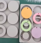 Molde de colgante aromatico con cera 8