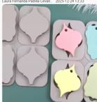 Molde de colgante aromatico con cera 12