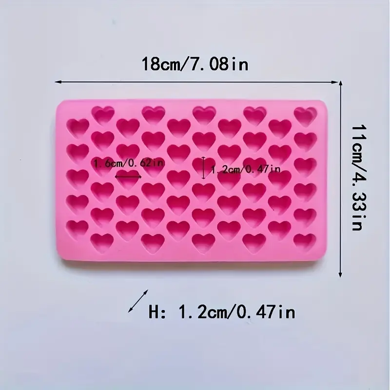 Molde de corazones pequeños