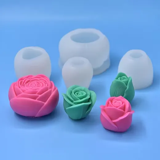 MOLDE DE ROSA BASE TRIANGULAR miniatura 3