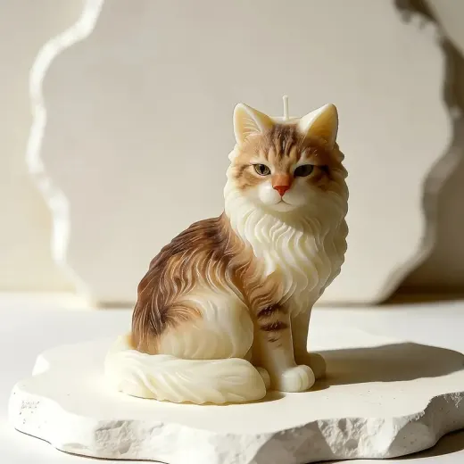 MOLDE DE GATITO PARA VELAS PREMIUN miniatura 3